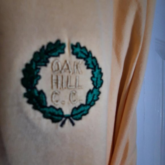 Men's Oak Hill Country Club Fairway & Greene Oversized Cotton Polo Shirt Size M - Picture 3 of 5